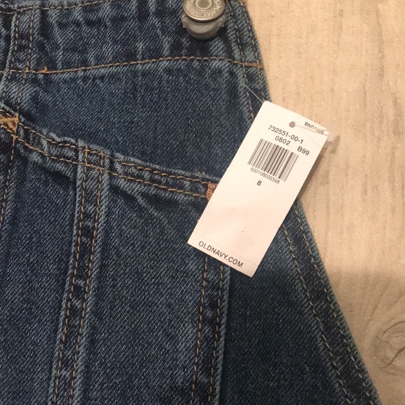 Old Navy Slouchy Straight Denim Overalls - Picture 3 of 7